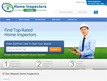 Tablet Screenshot of homeinspectorshub.com